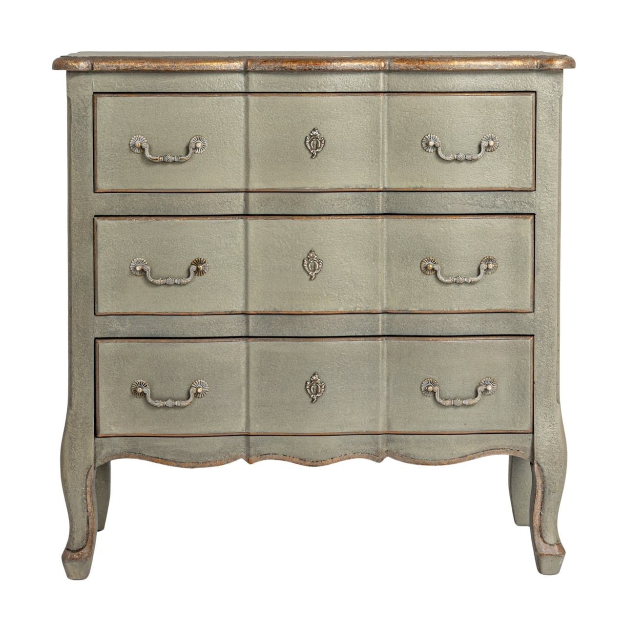 Hello Honey® Distressed Gray Wood Dresser Cabinet